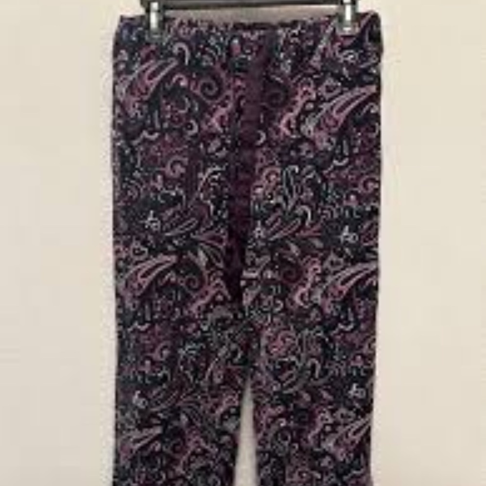 Style‎ & co petite capri pants with floral print size 8 petite